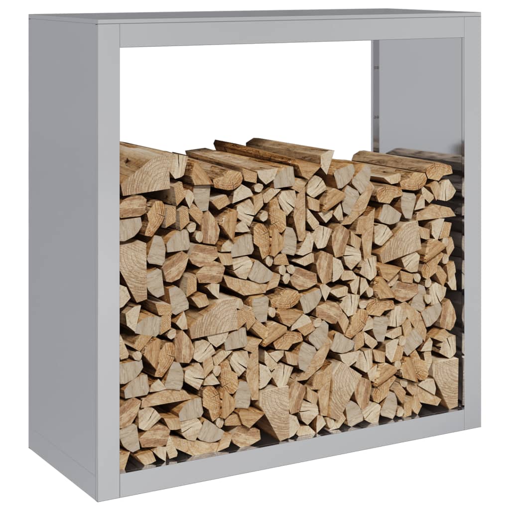 Rastrelliera per Legna 100x40x100 cm in Acciaio Zincato - homemem39