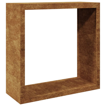 Rack per Legna da Ardere 100x40x100 cm in Acciaio Corten - homemem39