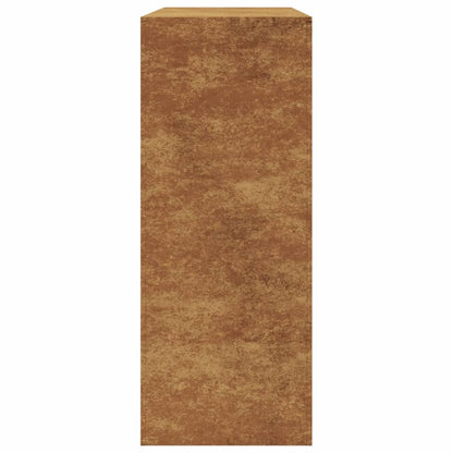 Rack per Legna da Ardere 100x40x100 cm in Acciaio Corten - homemem39
