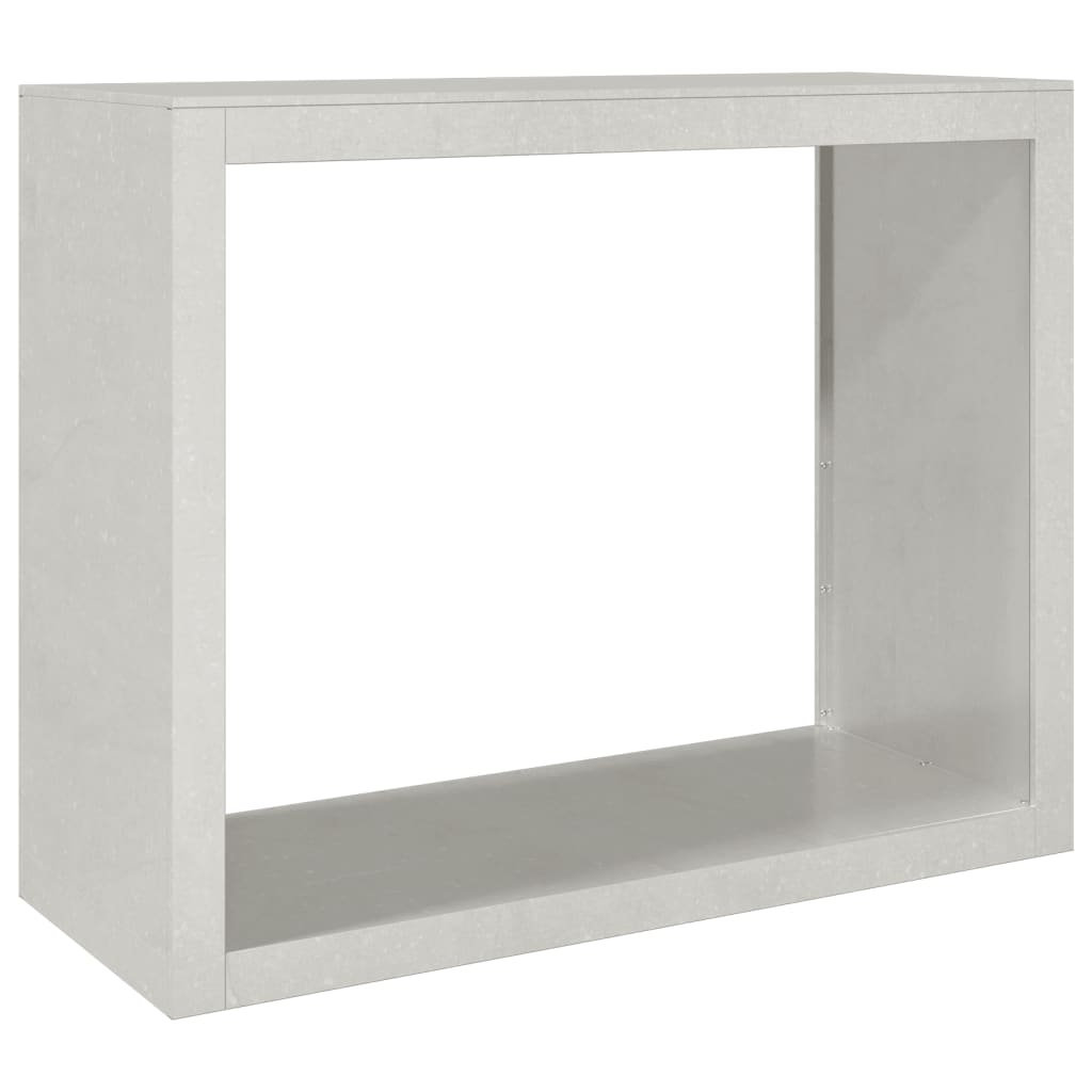 Rastrelliera per Legna da Ardere 100x40x80 cm in Acciaio Inox - homemem39