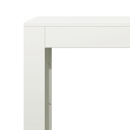 Rastrelliera per Legna da Ardere Bianca 100x40x60 cm in Acciaio - homemem39