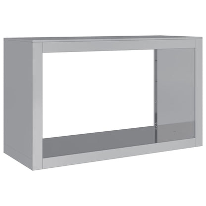 Rastrelliera per Legna 100x40x60 cm in Acciaio Zincato - homemem39