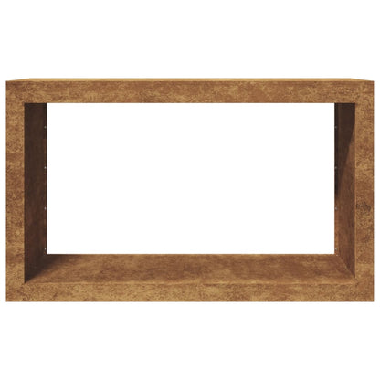 Rack per Legna da Ardere 100x40x60 cm in Acciaio Corten - homemem39