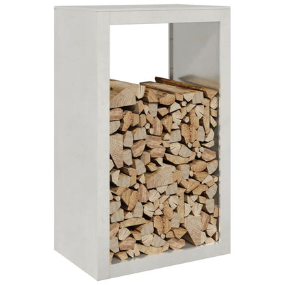 Rastrelliera per Legna da Ardere 60x40x100 cm in Acciaio Inox - homemem39
