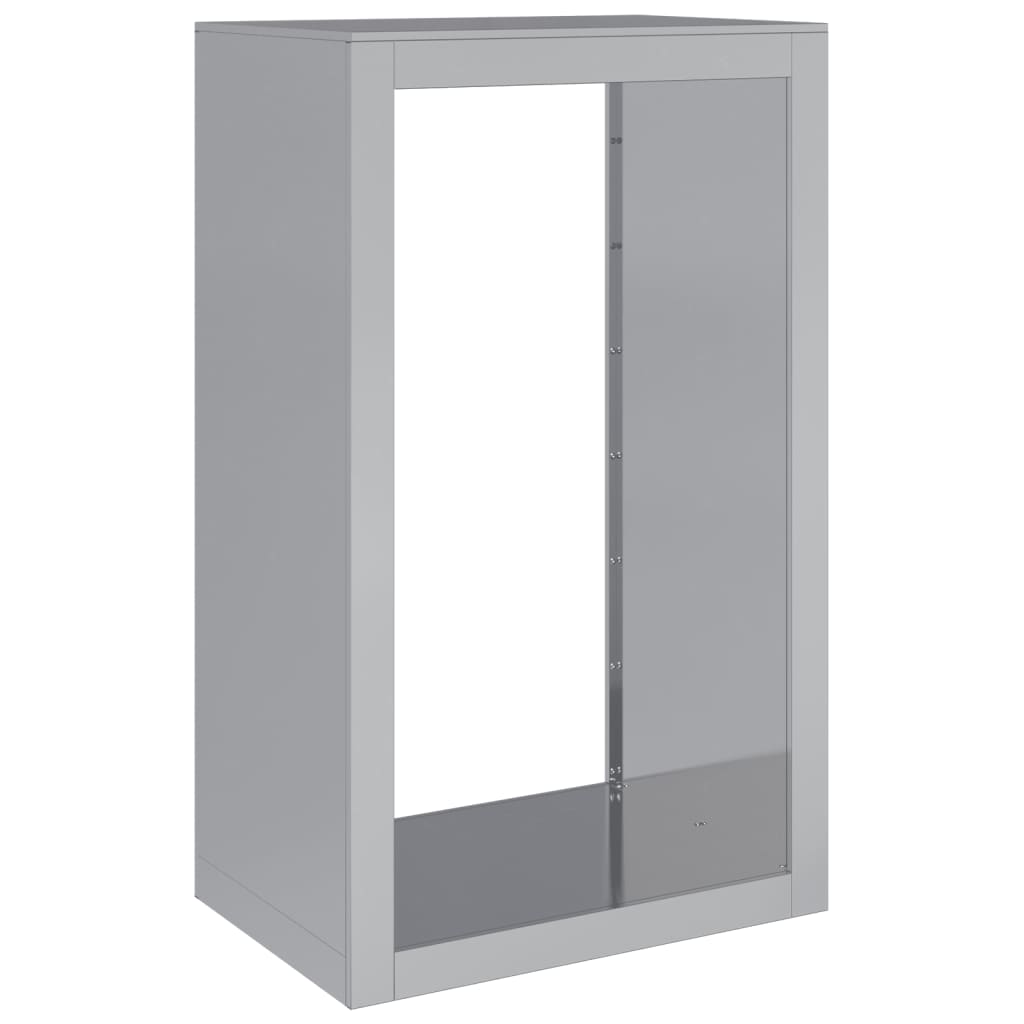 Rastrelliera per Legna 60x40x100 cm in Acciaio Zincato - homemem39