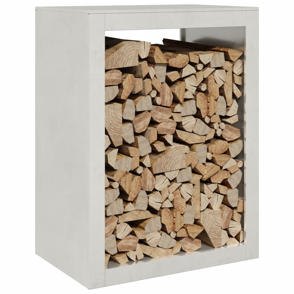 Rastrelliera per Legna da Ardere 60x40x80 cm in Acciaio Inox - homemem39