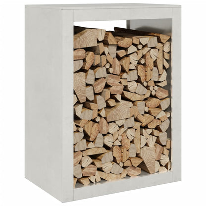 Rastrelliera per Legna da Ardere 60x40x80 cm in Acciaio Inox - homemem39