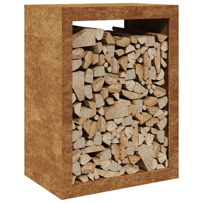 Portalegna 60x40x80 cm in Acciaio Corten - homemem39