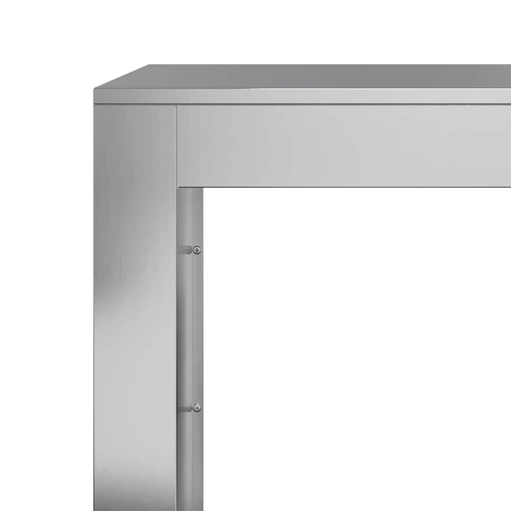 Rastrelliera per Legna 60x40x60 cm in Acciaio Zincato - homemem39