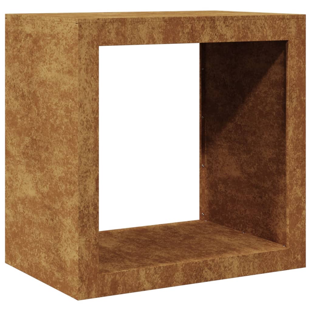 Portalegna 60x40x60 cm in Acciaio Corten - homemem39
