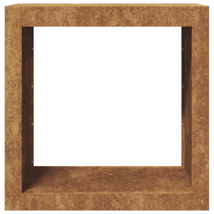 Portalegna 60x40x60 cm in Acciaio Corten - homemem39