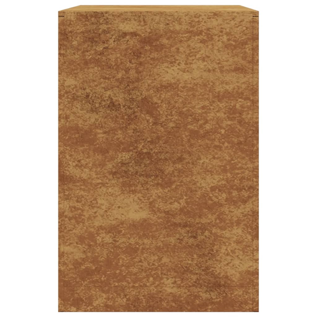 Portalegna 60x40x60 cm in Acciaio Corten - homemem39