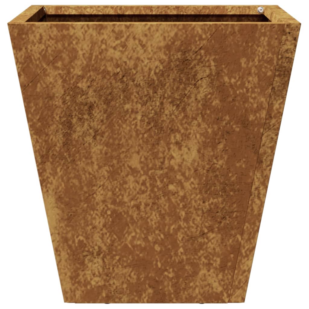 Fioriere da Giardino 2 pz 30x30x30 cm in Acciaio Corten