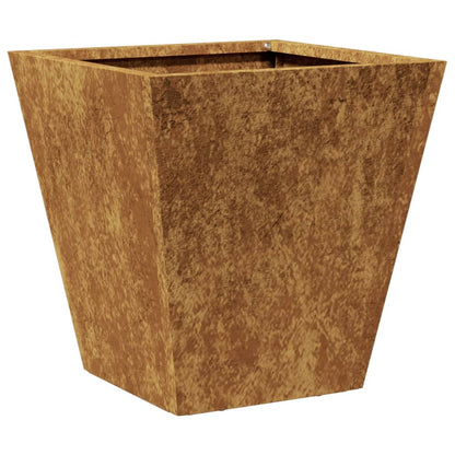 Fioriere da Giardino 2 pz 30x30x30 cm in Acciaio Corten