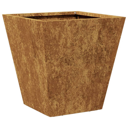 Fioriere da Giardino 2 pz 30x30x30 cm in Acciaio Corten