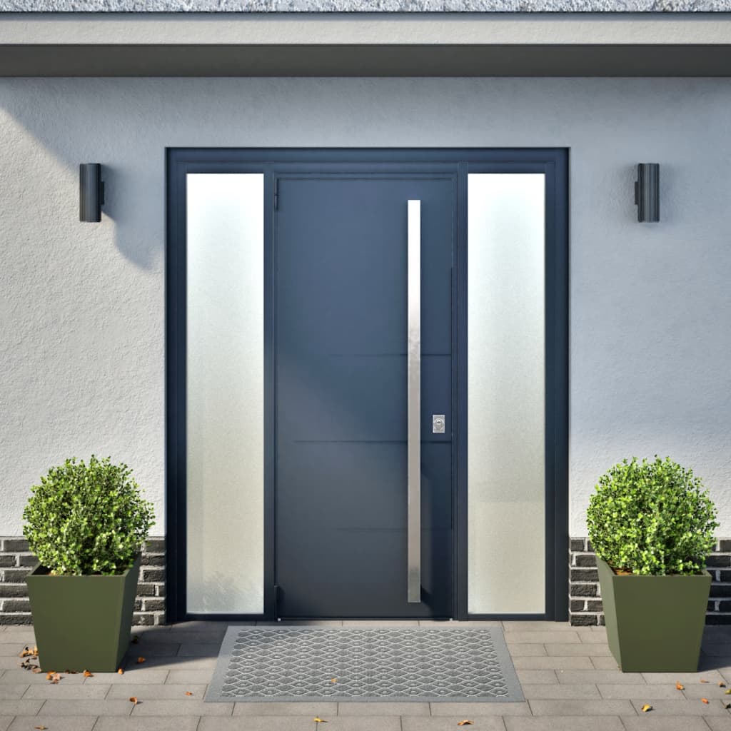 Fioriere da Giardino 2 pz Verde Oliva 40x40x40 cm in Acciaio | homemem39