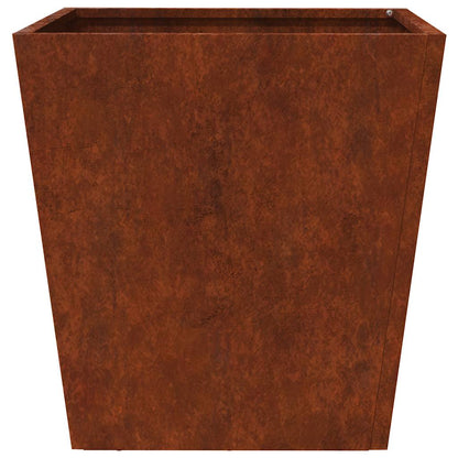Fioriere da Giardino 2 pz in Acciaio Corten
