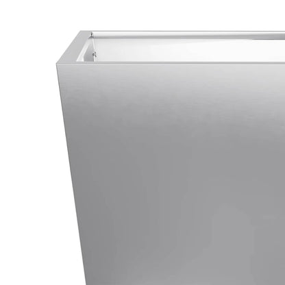 Fioriera da Giardino 50x50x50 cm in Acciaio Zincato - homemem39