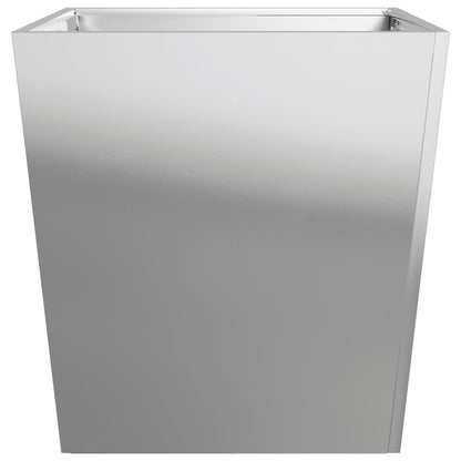 Fioriere da Giardino 2 pz 50x50x50 cm in Acciaio Zincato - homemem39
