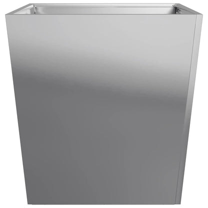 Fioriere da Giardino 2 pz 50x50x50 cm in Acciaio Zincato - homemem39