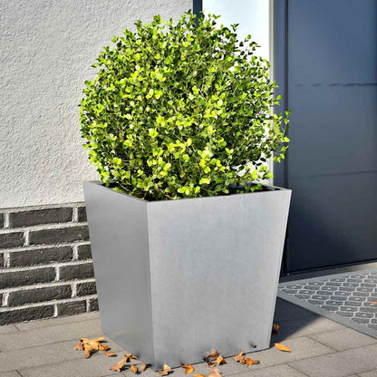 Fioriere da Giardino 2 pz 50x50x50 cm in Acciaio Zincato - homemem39