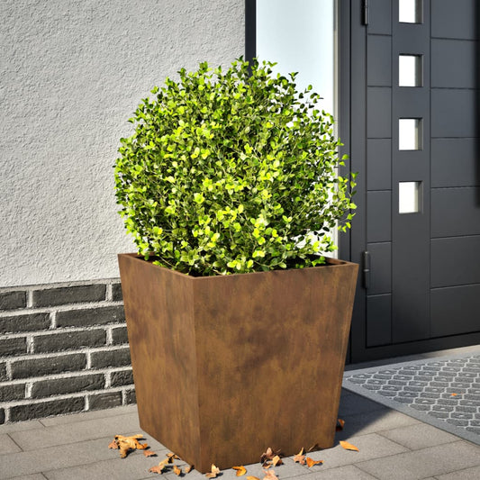 Fioriera da Giardino 50x50x50 cm in Acciaio Corten - homemem39