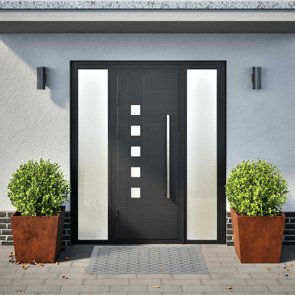 Fioriere da Giardino 2 pz in Acciaio Corten