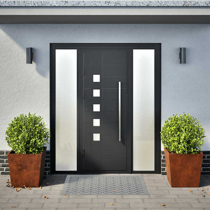 Fioriere da Giardino 2 pz in Acciaio Corten