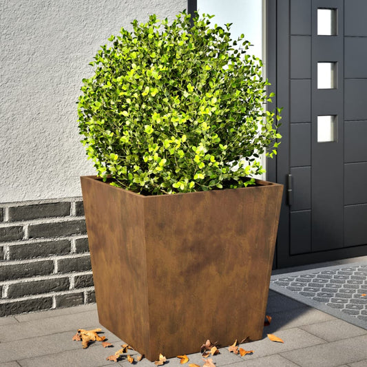 Fioriere da Giardino 2 pz 50x50x50 cm in Acciaio Corten - homemem39