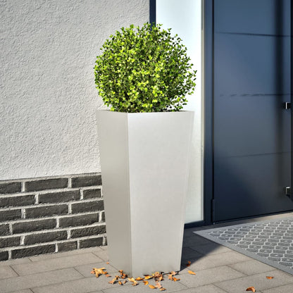 Fioriera da Giardino 35x35x75 cm in Acciaio Inox - homemem39