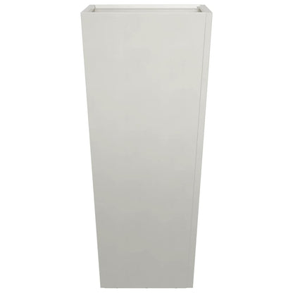 Fioriere da Giardino 2 pz 35x35x75 cm in Acciaio Inox