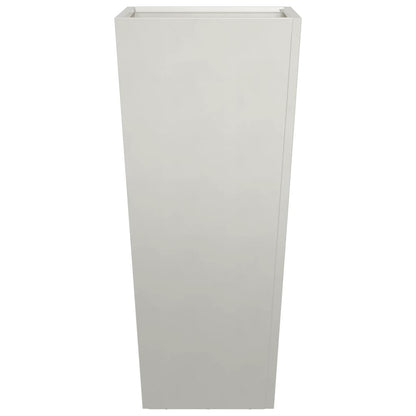 Fioriere da Giardino 2 pz 35x35x75 cm in Acciaio Inox