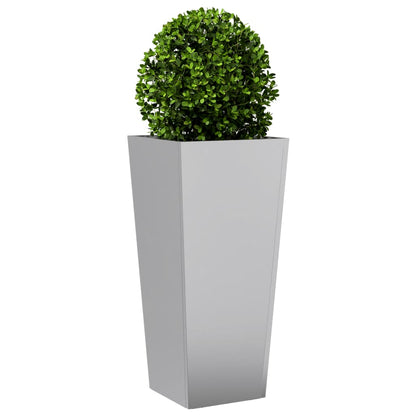 Fioriera da Giardino 35x35x75 cm in Acciaio Zincato - homemem39
