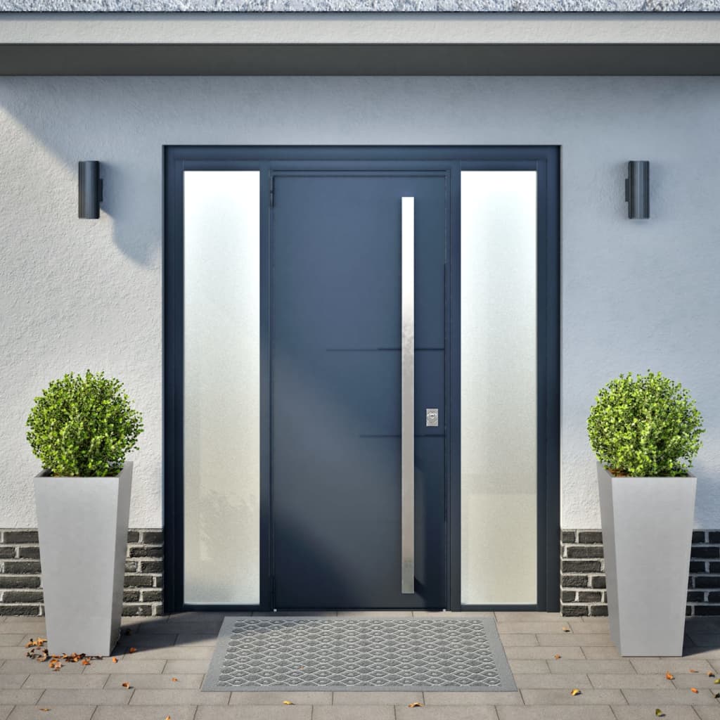 Fioriere da Giardino 2 pz 35x35x75 cm in Acciaio Zincato - homemem39