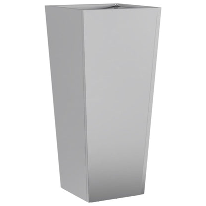 Fioriere da Giardino 2 pz 35x35x75 cm in Acciaio Zincato - homemem39
