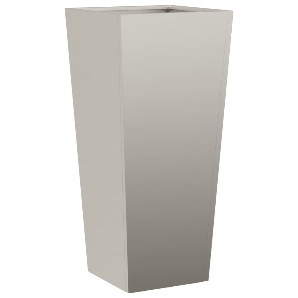 Fioriera da Giardino 35x35x75 cm in Acciaio Corten - homemem39