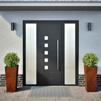 Fioriere da Giardino 2 pz in Acciaio Corten