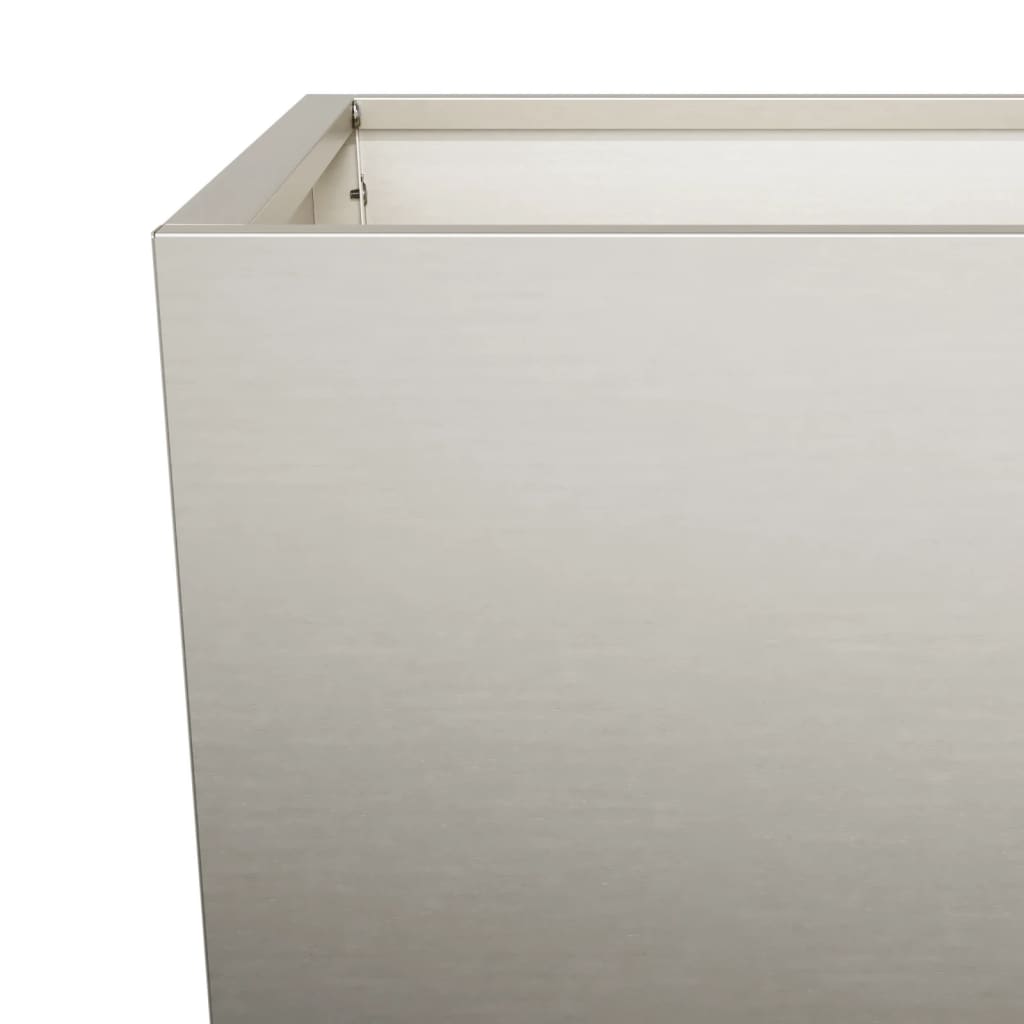 Fioriere da Giardino 2 pz 35x35x75 cm in Acciaio Corten - homemem39