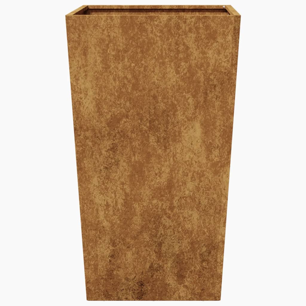 Fioriera da Giardino 45x45x75 cm in Acciaio Corten - homemem39