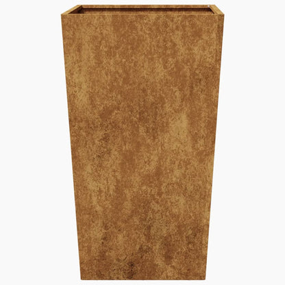 Fioriera da Giardino 45x45x75 cm in Acciaio Corten - homemem39