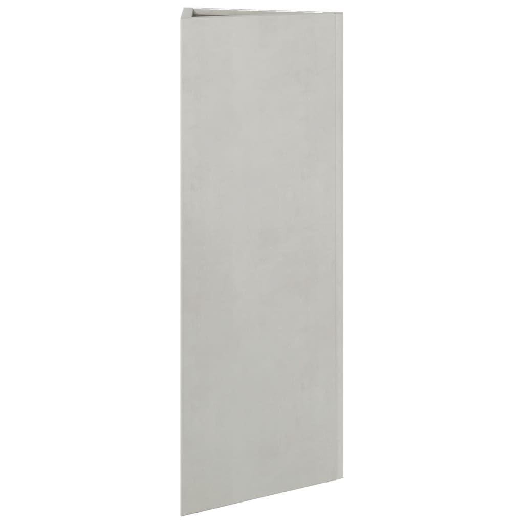 Fioriere da Giardino 2 pz Triangolari 35x35x75 cm Acciaio Inox - homemem39