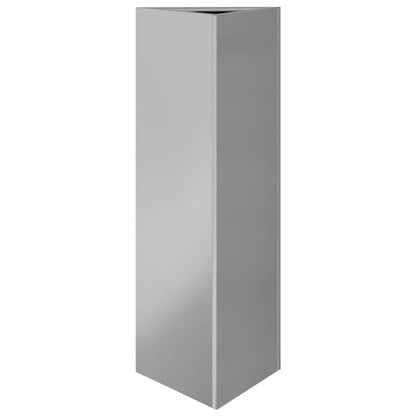 Fioriere 2 pz Triangolari 30x26x75 cm in Acciaio Zincato | homemem39