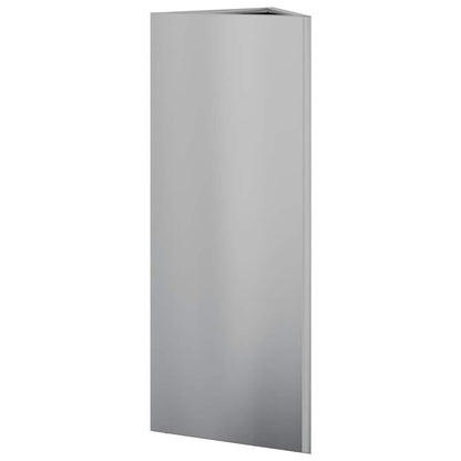 Fioriere 2 pz Triangolari 30x26x75 cm in Acciaio Zincato | homemem39