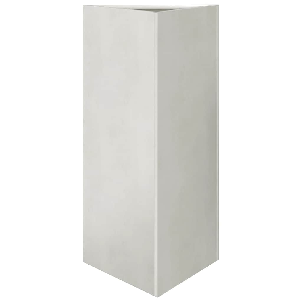 Fioriere da Giardino 2 pz Triangolari 40x34,5x75 cm Acciaio Inox | homemem39