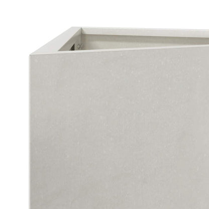 Fioriere da Giardino 2 pz Triangolari 40x34,5x75 cm Acciaio Inox | homemem39