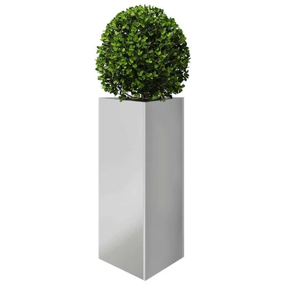 Fioriera da Giardino Triangolare 40x34,5x75 cm Acciaio Zincato | homemem39