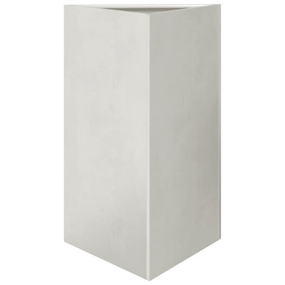 Fioriere da Giardino 2 pz Triangolari 50x43x75 cm Acciaio Inox | homemem39