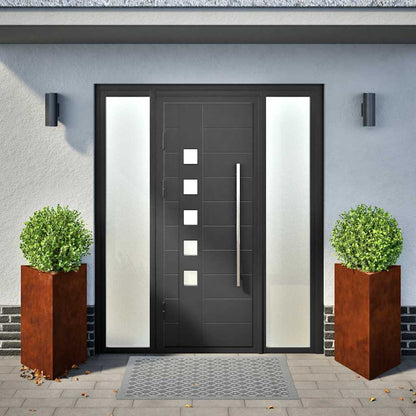 Fioriere da Giardino 2 pz Triangolari Acciaio Corten