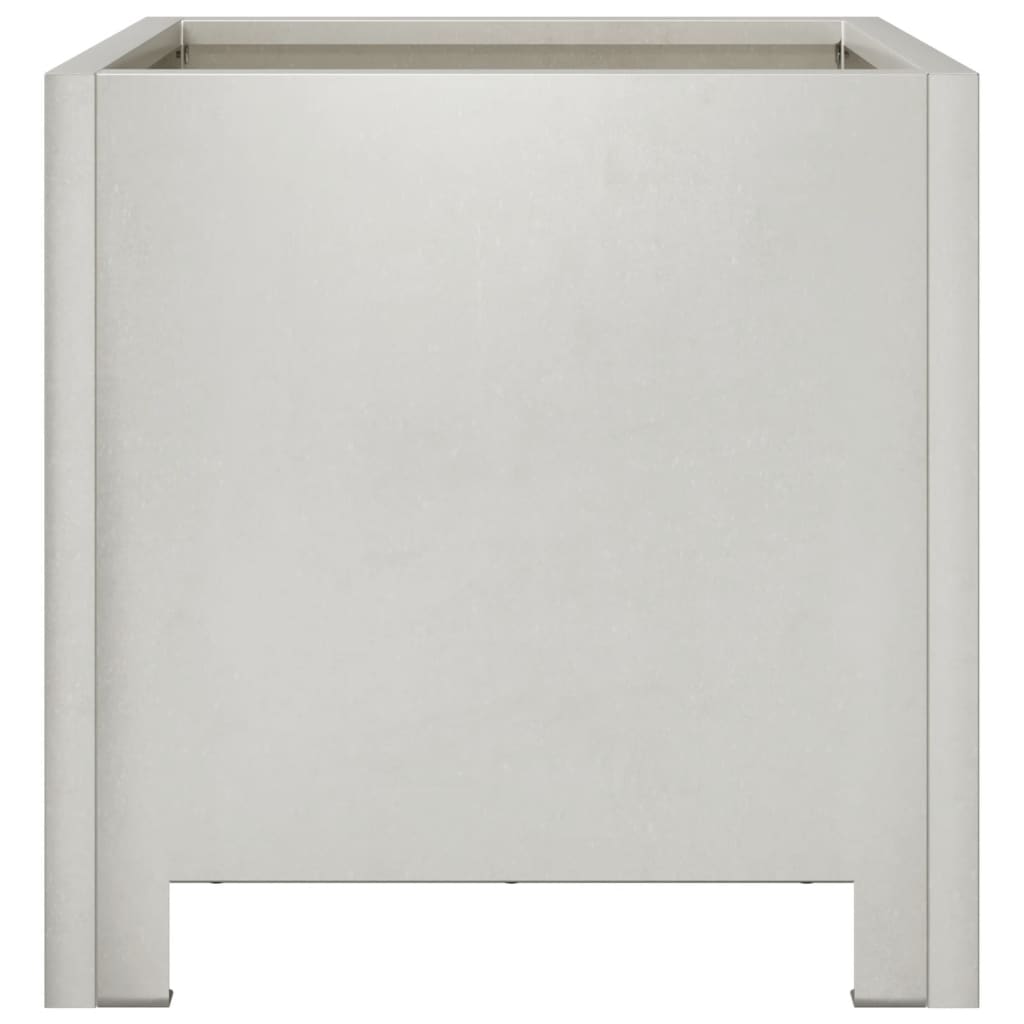 Fioriera da Giardino 30x30x30 cm in Acciaio Inossidabile