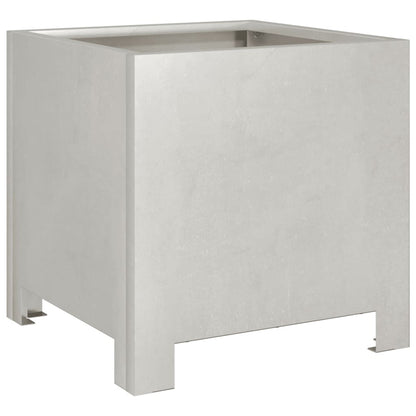 Fioriere da Giardino 2 pz 30x30x30 cm in Acciaio Inossidabile